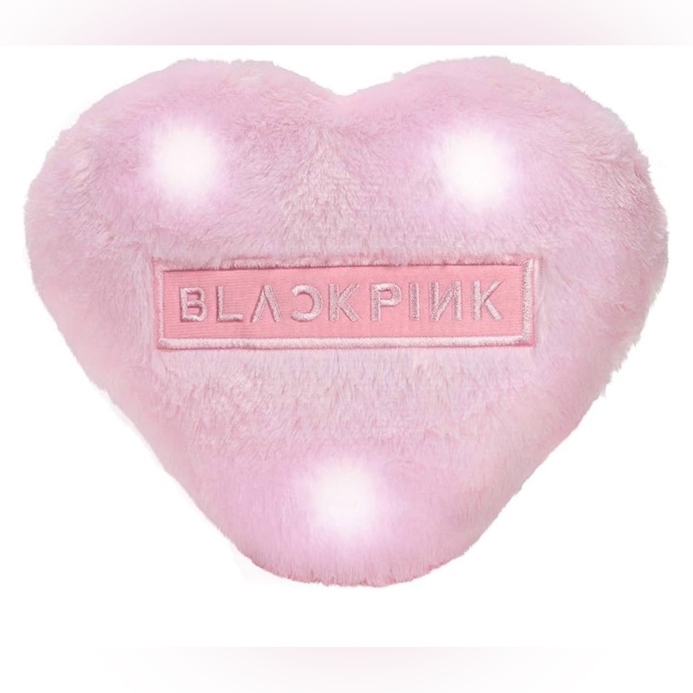 BlackPink Light up Plush Heart Pillow EUC